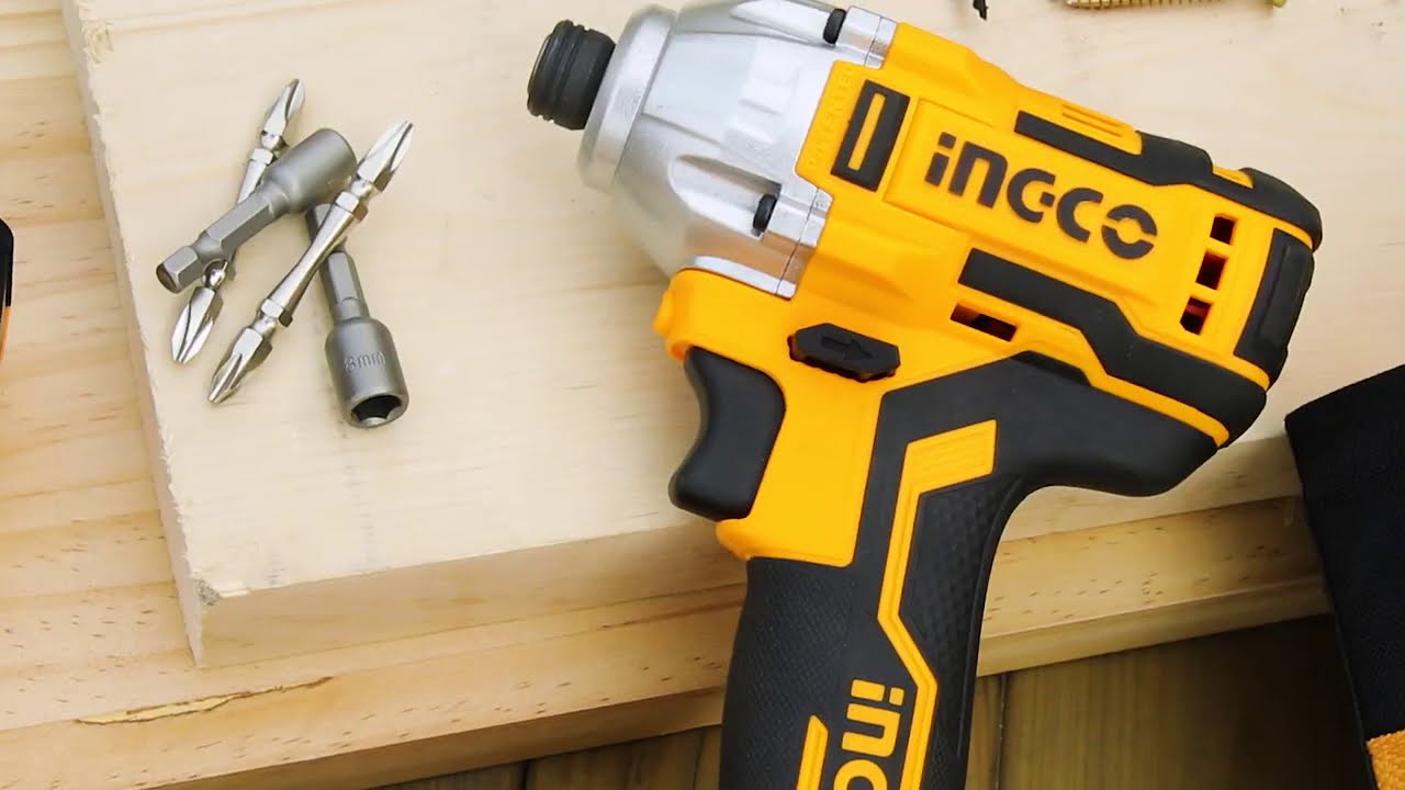 INGCO CIRLI2002 20V LI-ION IMPACT DRIVER WITH 2X 2AH BATTERIES CHARGER AND TOOLBAG