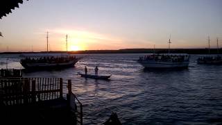 preview picture of video 'Pôr do Sol na lagoa Mundaú, Maceió'