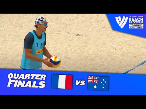 Krou / Gauthier-Rat vs. McHugh / Burnett - Quarter-Final Highlights Torquay 2022 #BeachProTour
