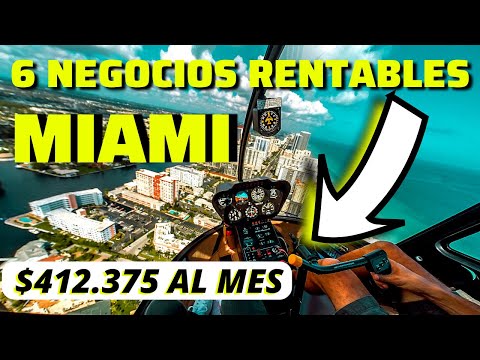 , title : '🔥6 ideas de Negocios RENTABLES en MIAMI FLORIDA 2024 I COMPROBADO 100% ✅'