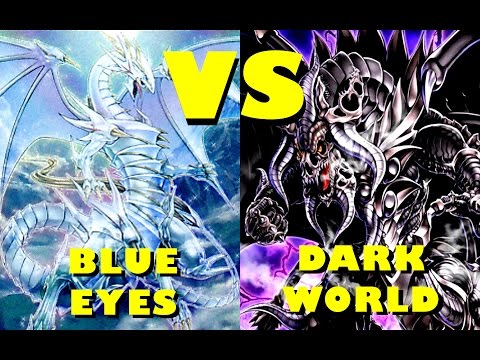 Real Life Yugioh - BLUE EYES vs DARK WORLD | June 2016 Scrub League