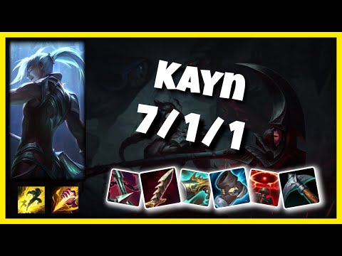 Kayn vs Karthus BR Challenger JUNGLE (7/1/1) - v11.5