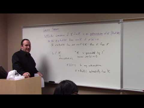 Abstract Algebra II: Galois begins, 2-9-18