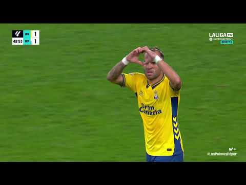 Goal by Jese Rodriguez in UD Las Palmas 1 RC Deportivo 1 | Matchday 21 - 25-26 | Audio: Alba Oliv...