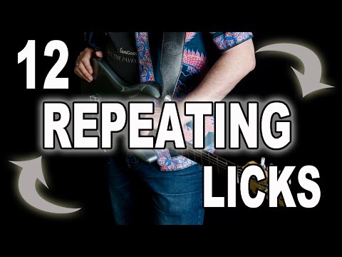 12 Classic Repeating Rock Licks (w/ TAB)