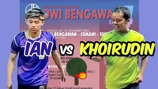 Download lagu IAN (MMC Jogja) vs KHOIRUDIN (Kediri) 🏓🏓 8 Besar Invitasi Dwi Bengawan (Umum Non PON) mp3