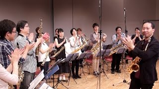 PV Kenneth Tse with the Mi-Bémol Saxophone Ensemble Recording 2