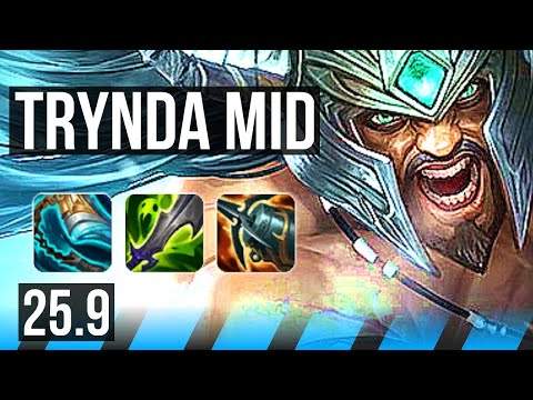 TRYNDAMERE vs TWISTED FATE (MID) | 8/3/9 | EUNE Master | 25.9