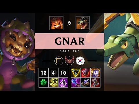 Gnar Top vs Renekton - KR Grandmaster Patch 25.13