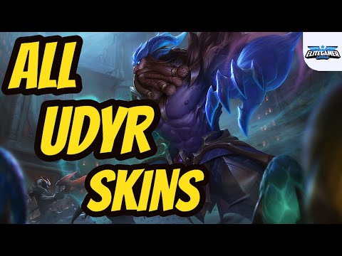 All Udyr Skins Spotlight League of Legends Skin Review