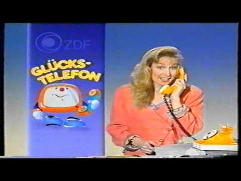 Babette Einstmann 28 august 1992 ZDF TV ansage Glückstelefon