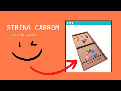 String Carrom Board Game