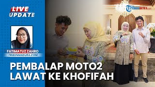 Mario Aji Sambangi Kediaman Khofifah Jelang Musim Balap Moto2 2025, Disuguhi Durian Black Thorn