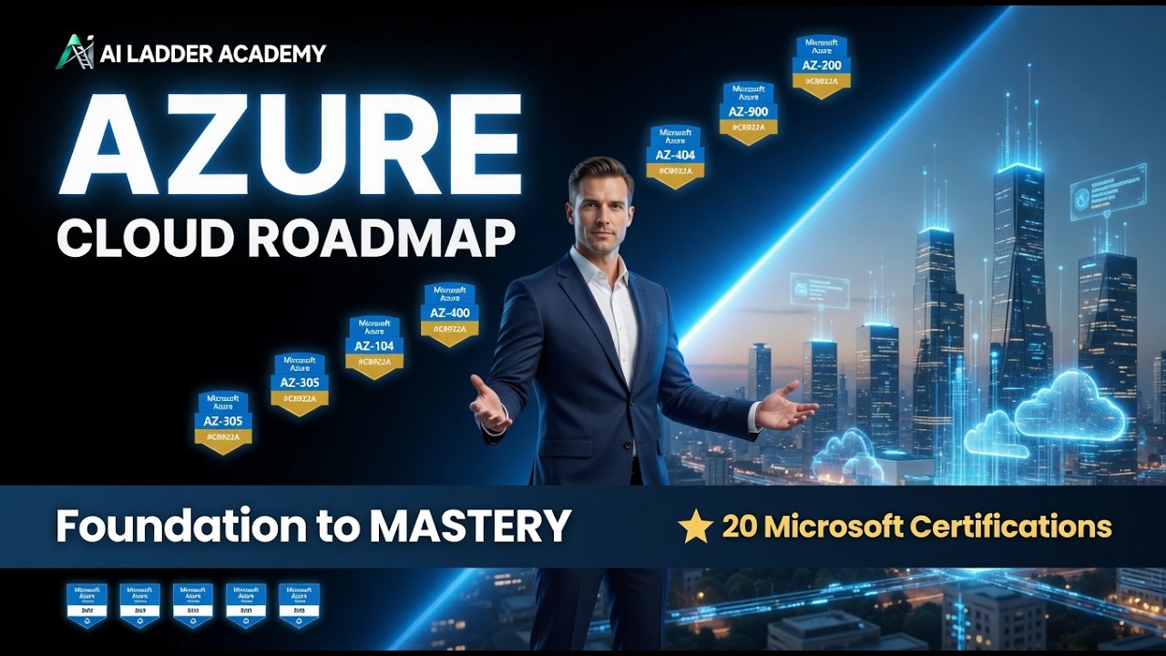Microsoft Azure Cloud Computing Roadmap | Foundation to Mastery | All 20 Microsoft Certifications