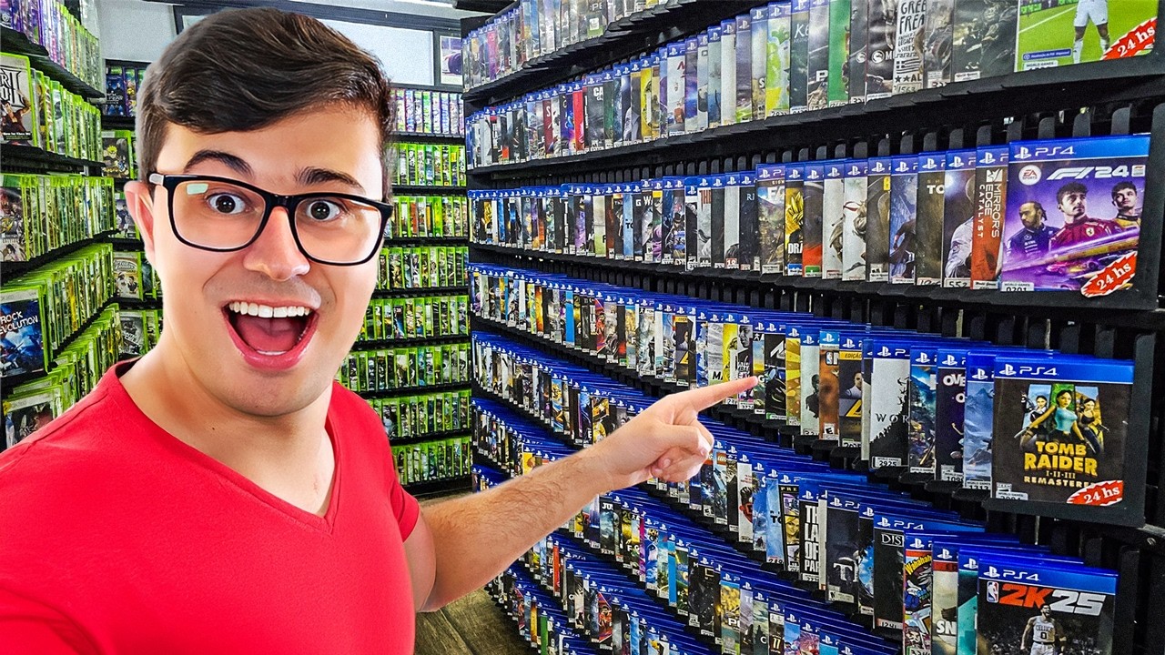 Achei a ÚLTIMA LOCADORA de GAMES em SÃO PAULO