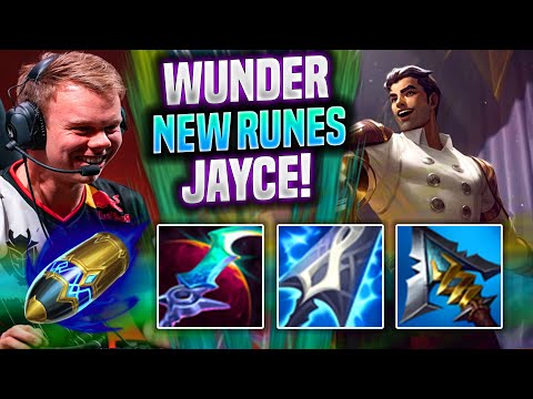 WUNDER TRIES JAYCE WITH NEW RUNES! - FNC Wunder Plays Jayce TOP vs Yone! | Preseason 2022