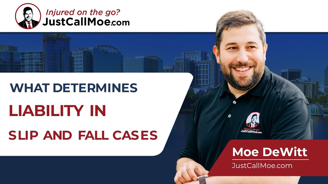 What factors determine liability in slip and fall cases in Florida?