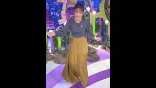 林田美学アナ 激しいシェイクダンス