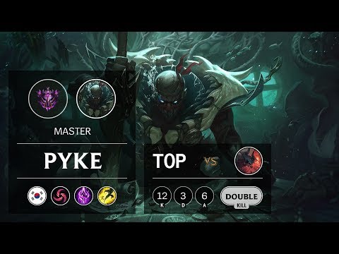 Pyke Top vs Aatrox - KR Master Patch 9.21