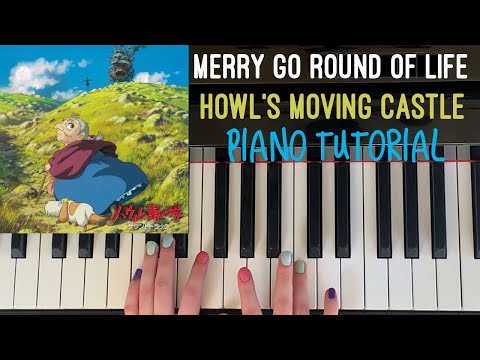 Howl’s Moving Castle Theme - Easy Piano Tutorial