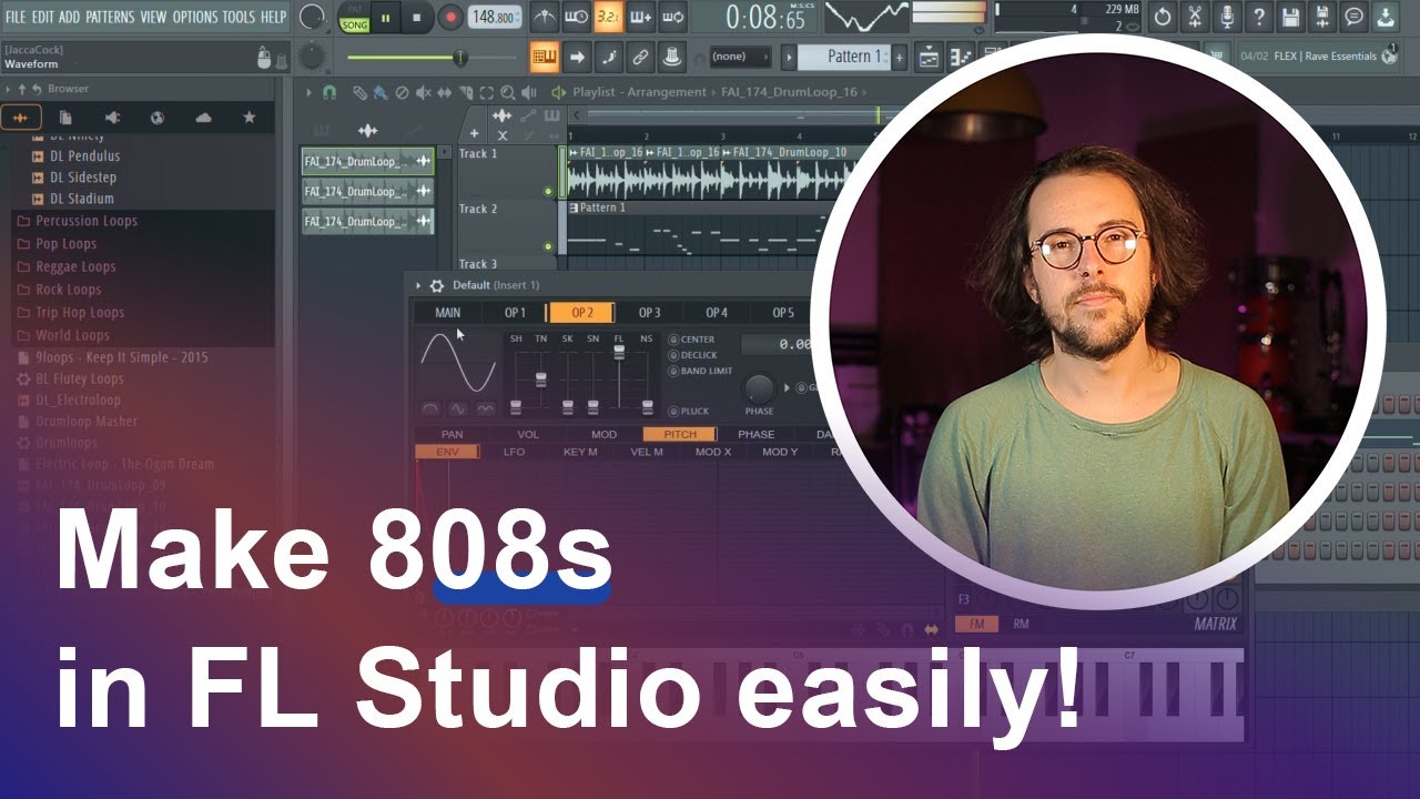 How to Make and Customize an 808 Bass Synth in FL Studio