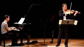 Pierre Lenert et Jeff Cohen en répétition dans la sonate d'Anton Rubinstein (Extrait Vidéo)