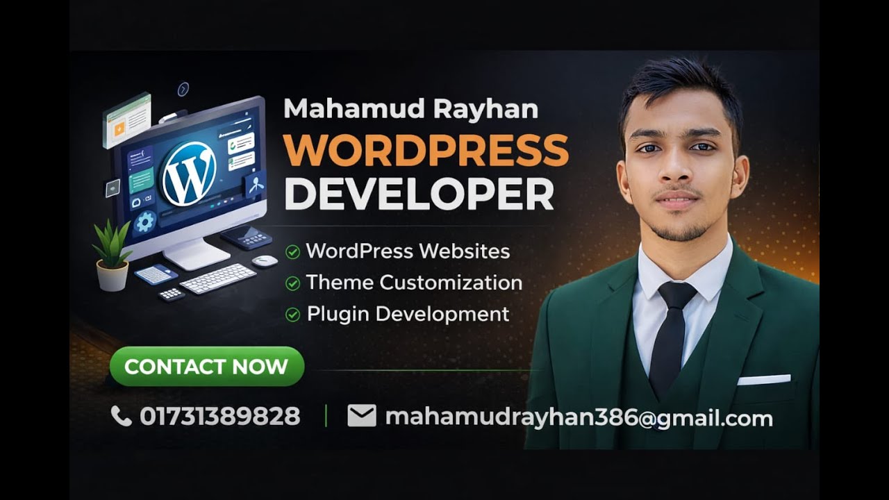 Professional WordPress Developer | Design, Development & Performance