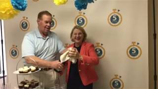 Andy Briscoe toasts RE Success' 2nd Birthday!