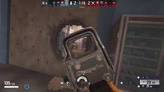 下手代表女性配信者  きら　Rainbow Sixシージ　復帰勢5日目くらい