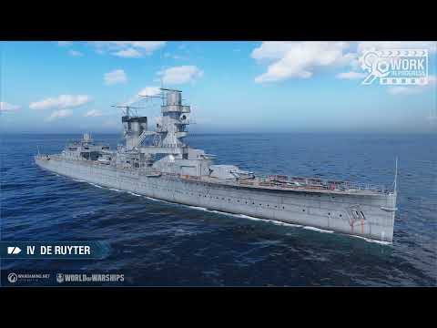 World Of Warships - Rotterdam Port Theme (14 minutes loop)