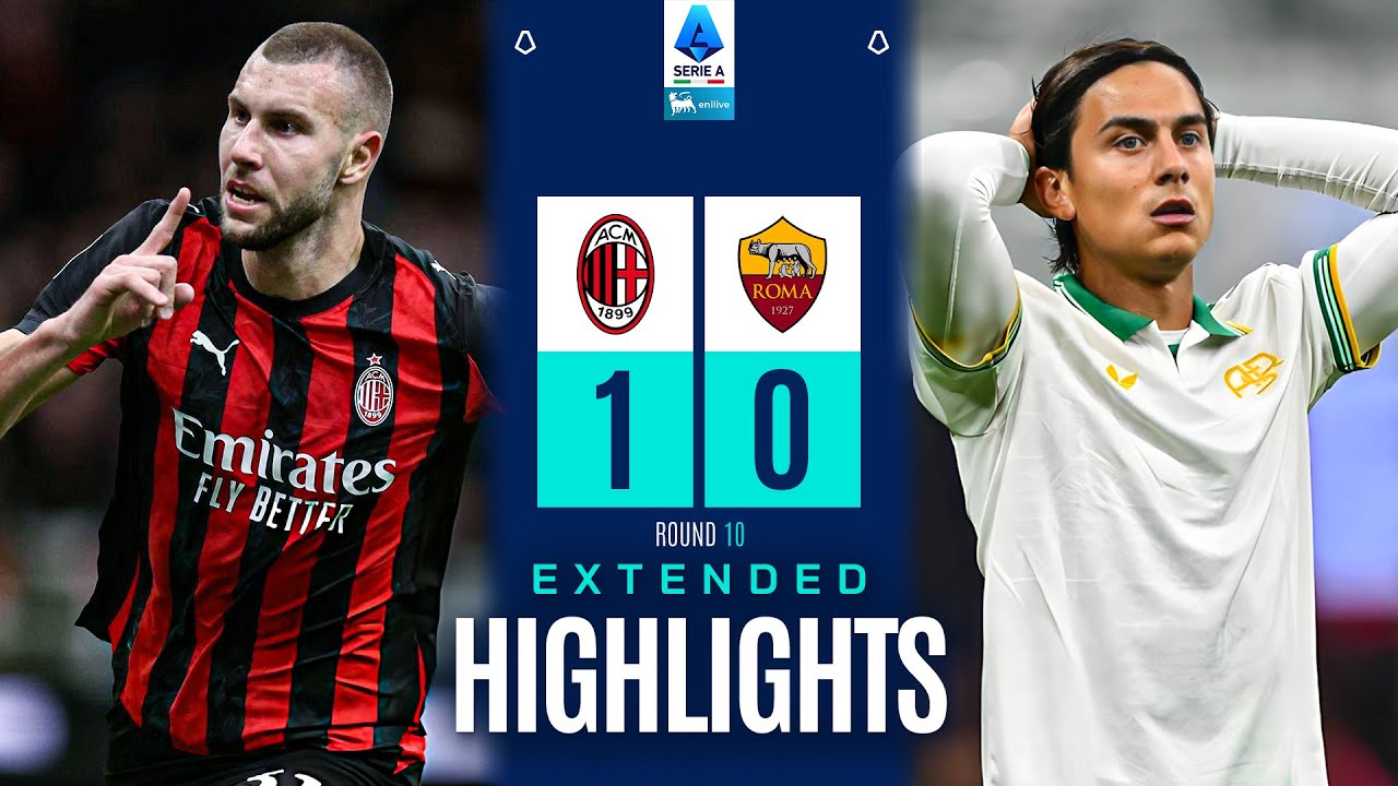 MAXI SINTESI MILAN-ROMA 1-0 | EXTENDED HIGHLIGHTS | SERIE A ENILIVE 2025/26