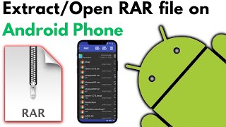 How to Extract RAR File on Android Phone | How to Open RAR Files in Android Mobile