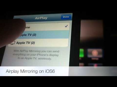 comment trouver airplay sur iphone