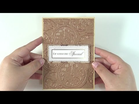 Tarjeta Express | Embossing y dorados | Tarjetería RÁPIDO Y FÁCIL