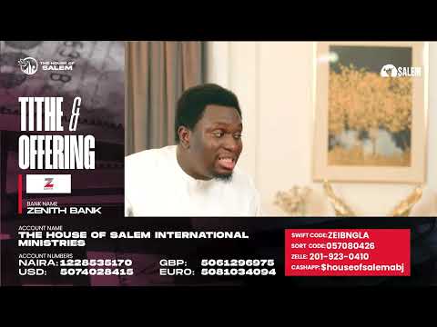 SALEM PROPHETIC INSTITUTE || 3RD CLASS || PROPHET JOEL OGEBE