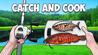 Freshwater vs Saltwater Catch and Cook Challenge MQDEFAULT Thumbnail