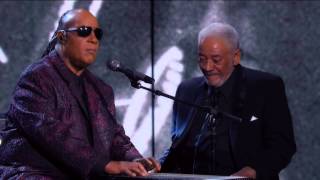 Bill Withers Stevie Wonder Ain&#39;t No Sunshine Rock &amp; Roll Hall of Fame 2015 Induction