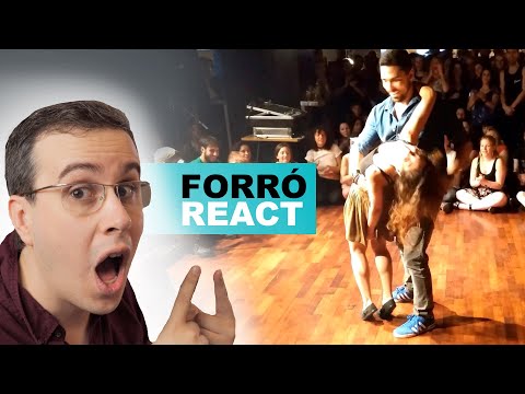 Forro roots in Europe - Daniel Marinho & Camila Alves dance demonstration | Forró reaction series
