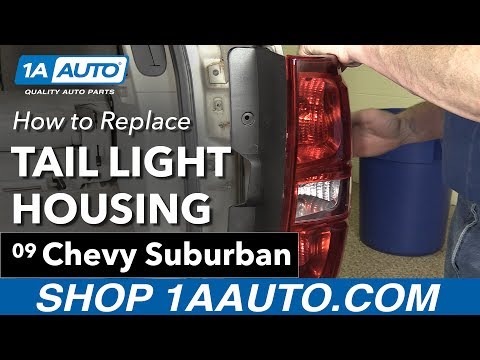 How to Replace Tail Light Housing 07-14 Chevy Suburban