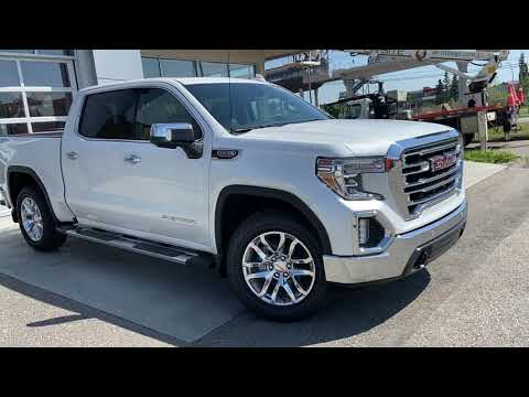 White 2020 GMC Sierra 1500 SLT Review   - GSL GM City - Calgary