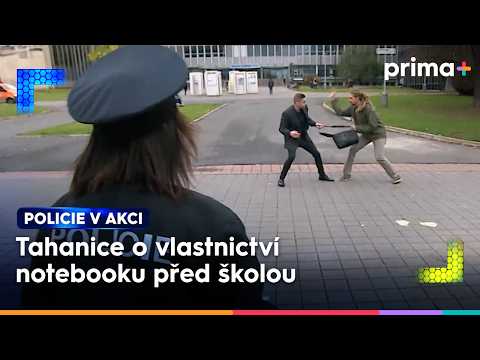 Přetahovačka o brašnu s notebookem před fakultou | Policie v akci