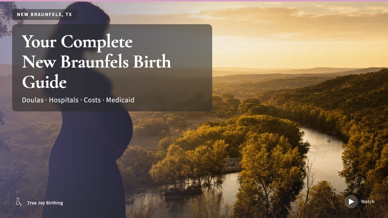 New Braunfels Birth Guide: Doulas, Hospitals & Birth Centers (First-Time Mom) press play to watch