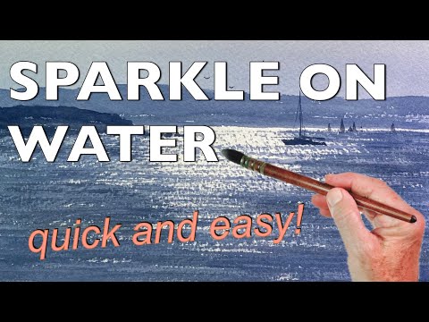 Paint Light on Water the Easy Way | Beginner watercolour