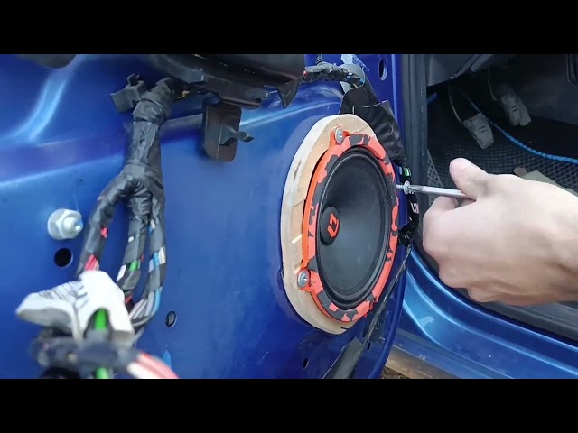 Как Установить 16 Динамики В Задние Двери Лада Гранта