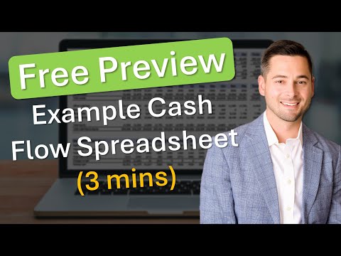 Example Cash Flow Spreadsheet in 3 Minutes
