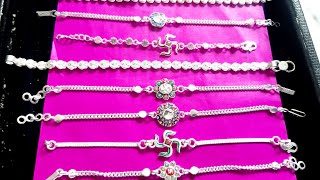Silver Rakhi design / silver bracelet design / silver Rakhi design with price