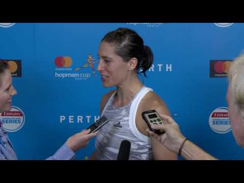 Andrea Petkovic press conference (RR) - Mastercard Hopman Cup 2017