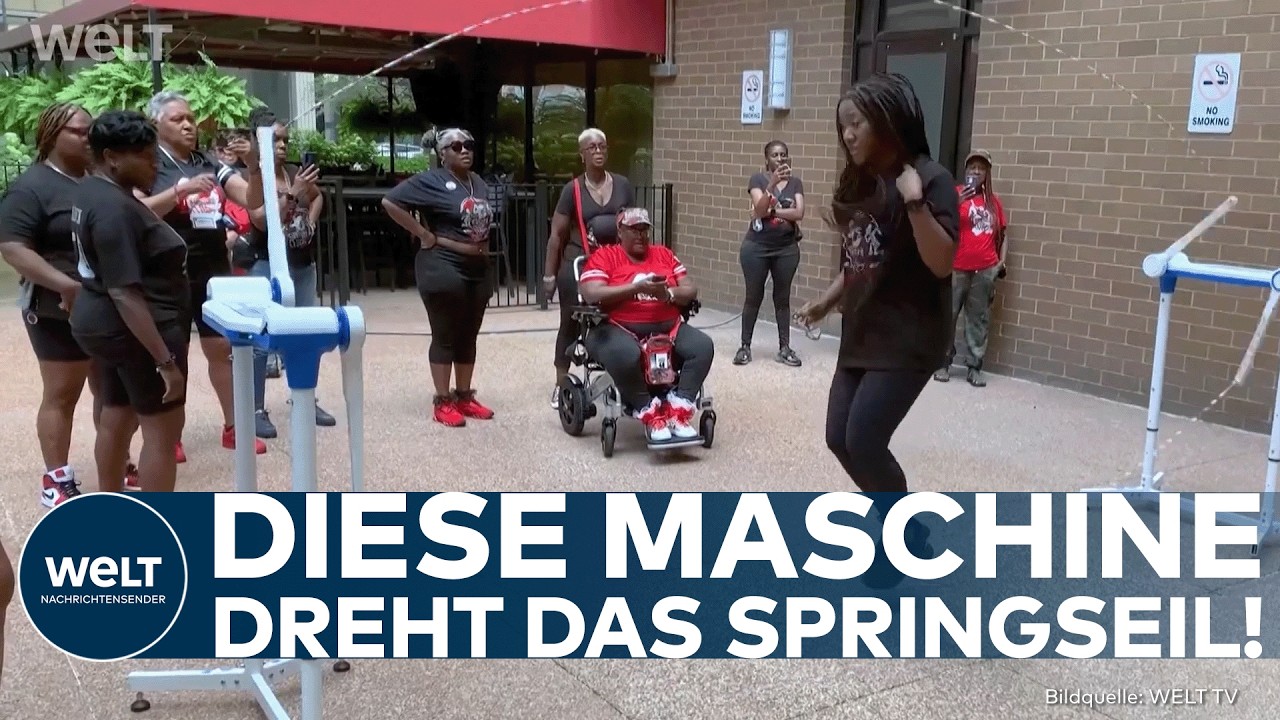 CHICAGO: Aus Kinderzeichnung wird Erfindung! – Ingenieurin baut automatische Springseil-Maschine
