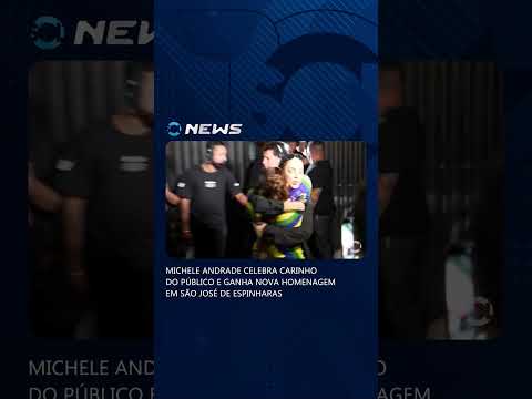 Michelle Andrade celebra carinho do público e ganha nova homenagem em São José de Espinharas
