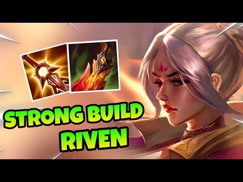 SUPER STRONG RIVEN WILD RIFT BUILD  CRAZY CARRY
